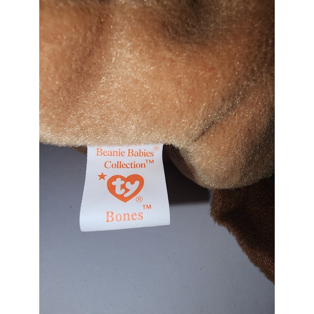 Ty‎ Beanie Babies Bones the Dog Plush January 18 1994 - Picture 7 of 7
